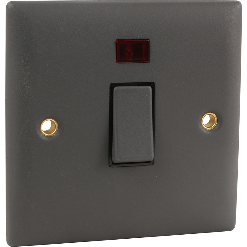 Power Pro Anthracite 20A DP Switch