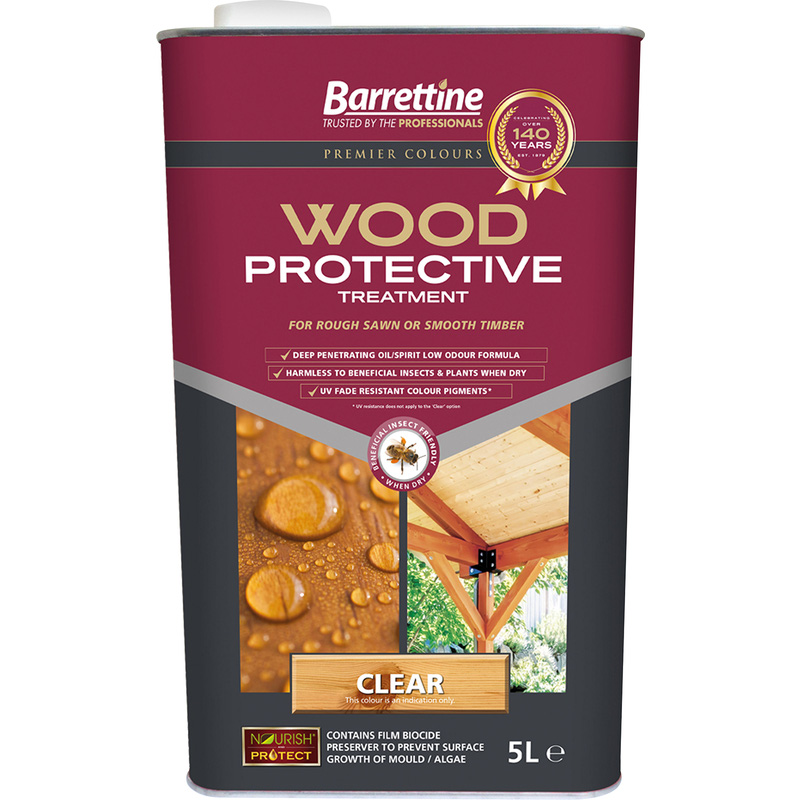 No Nonsense Wood Treatment Dark Brown 5Ltr - Screwfix