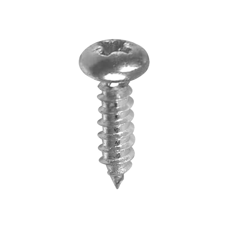 No.10 x 3/4 Black Sheet Metal Screws With Fixed Washers Pack of 10 