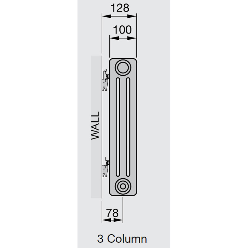 Arlberg 3-Column Vertical Radiator