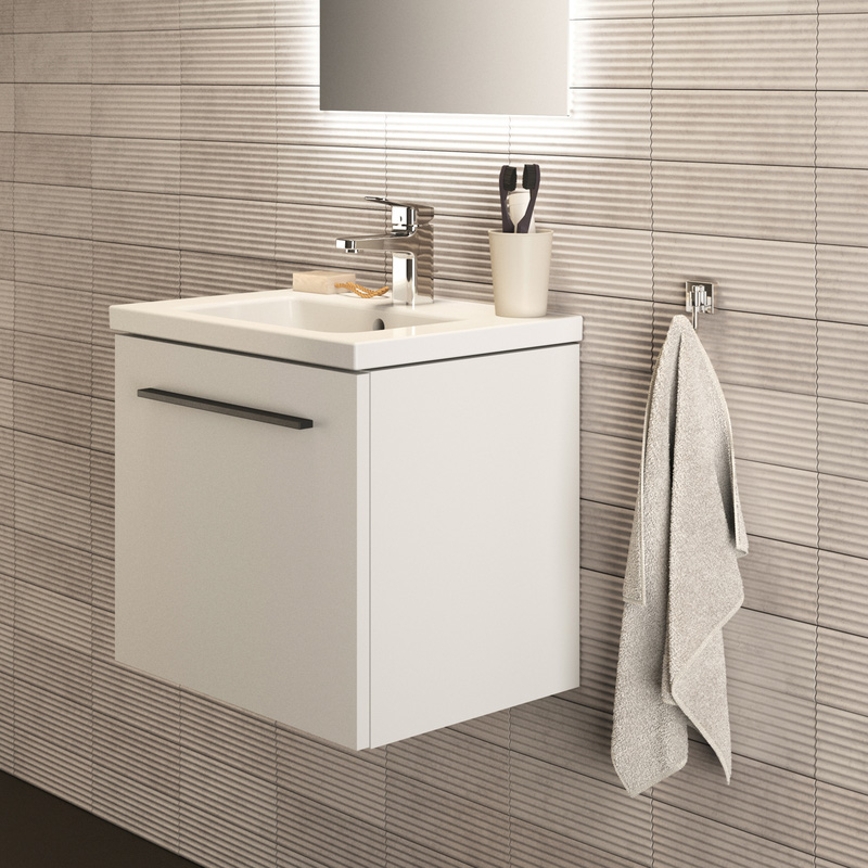 Ideal Standard i.life S Compact Wall Hung Unit with Basin Matt White