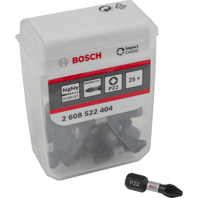 Bosch Impact Rated Screwdriver Bits