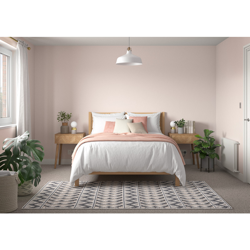 blush pink wall paint dulux