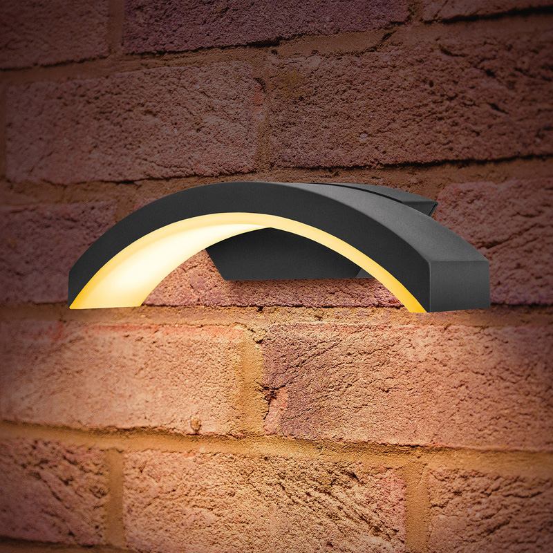 Integral LED Curve Wall Light IP54