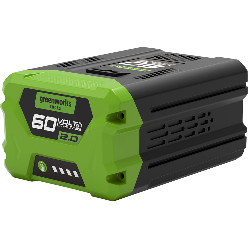 Greenworks 60V Lithium ion Battery 2 0Ah Toolstation greenworks-60v-lithium-ion-battery-2-0ah-toolstation