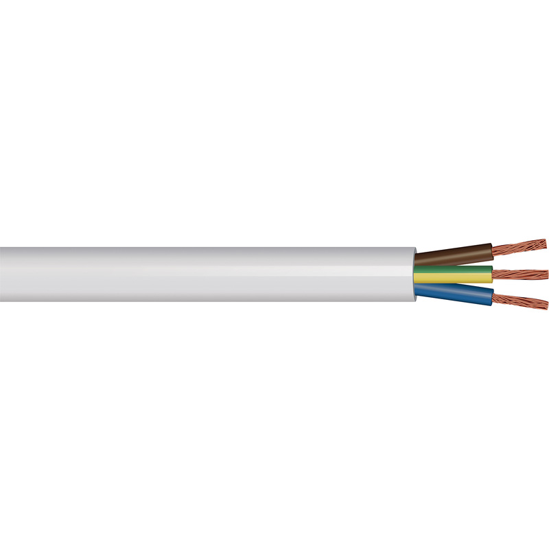 Black Round Flexible Cable Multi Core 3182Y 3183Y 3184Y 3185Y 0.75-2.5mm Wire 