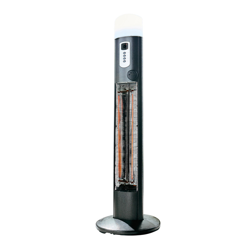 Outdoor Large Pedestal Heater & LED Tri-Light