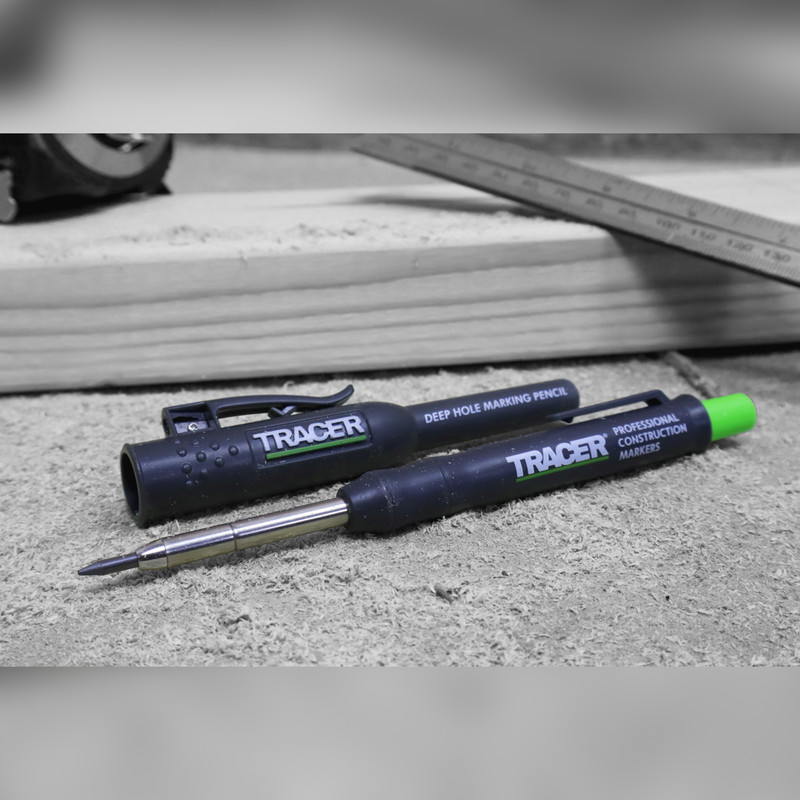 Tracer Deep Hole Marker Pen, Pencil & Lead Set with Holsters