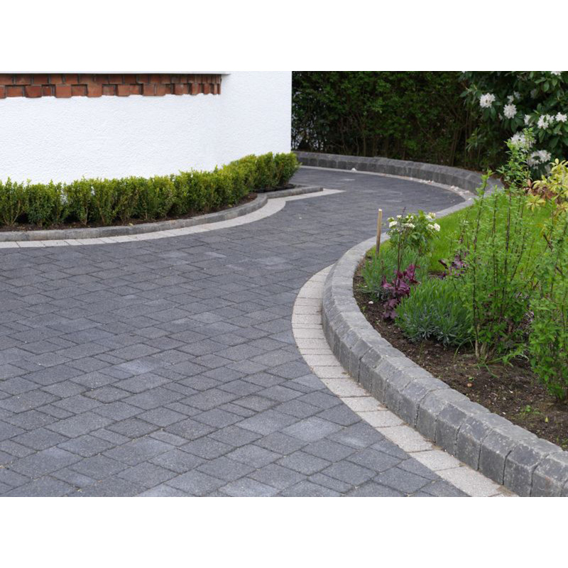 Marshalls Drivesett Argent Block Paving Mixed Sizes Graphite Toolstation