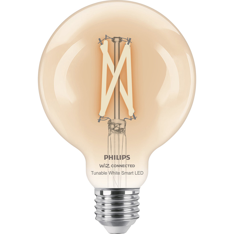 Philips WiZ E27 Tunable White Clear Filament Smart Bulb, Home