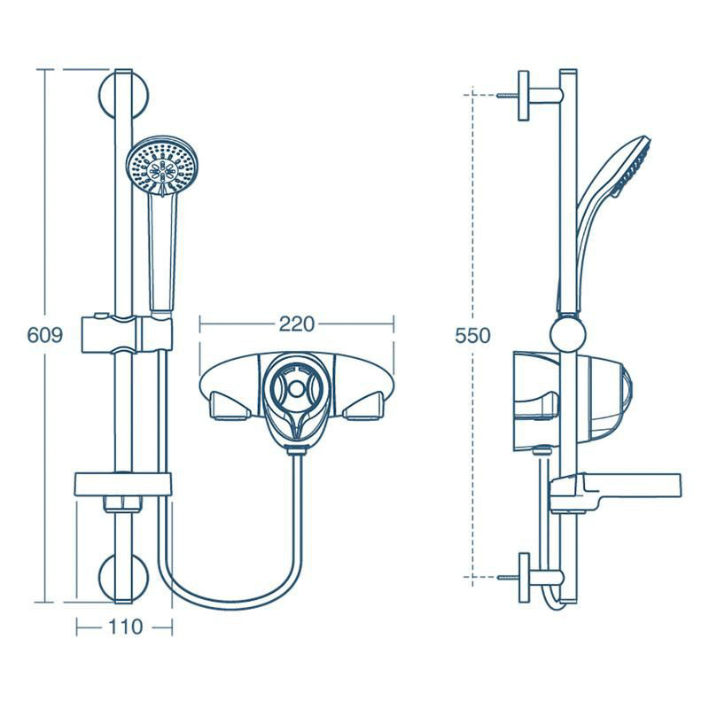 Ideal Standard CTV Sequential Mixer Shower Valve & Kit Toolstation