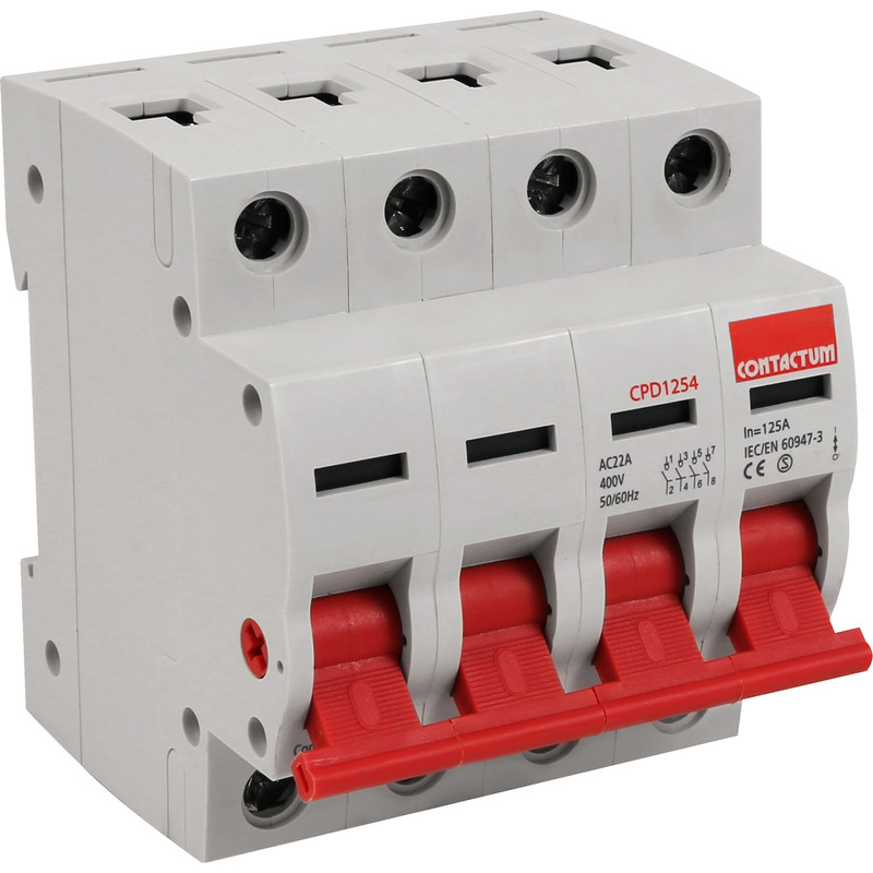Contactum Incomer for B Type Distribution Boards