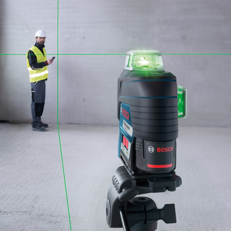 Bosch Professional GLL380CG 12V Multi Line Laser Level Green Toolstation
