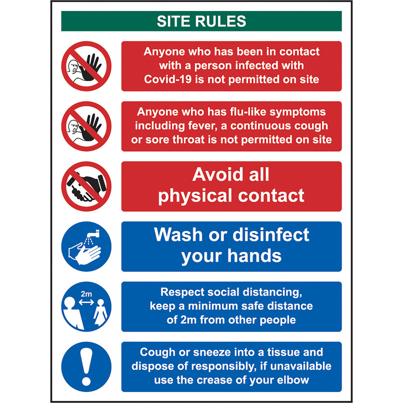 Covid-19 Reception Safety Notice