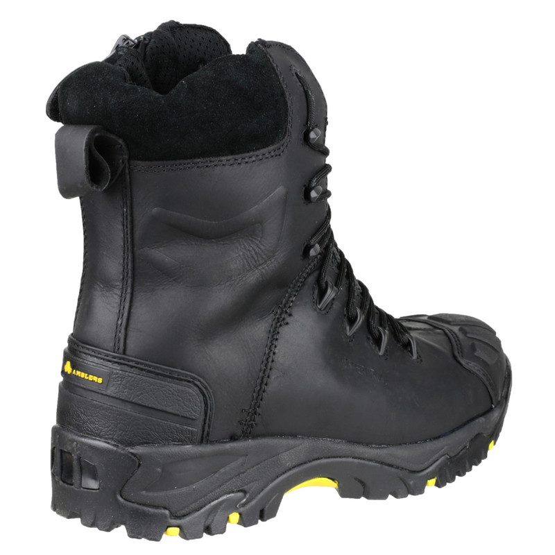 captain Easy to happen Productivity Amblers FS999 High Leg Safety Boots Black Size 10 | Toolstation