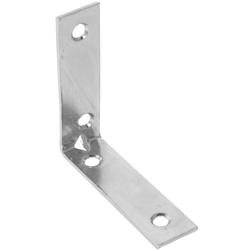 Zinc-Plated Mild Steel Corner Gusset 65 x 65mm 