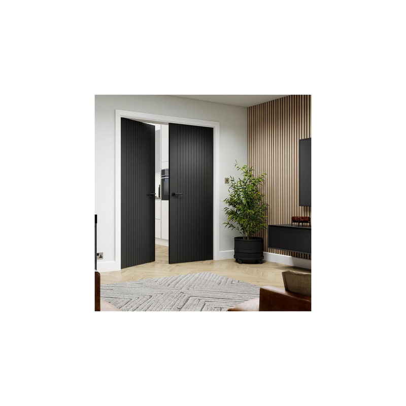 Jb Kind Aria Internal Door Fd30 44 X 1981 X 762Mm In Black