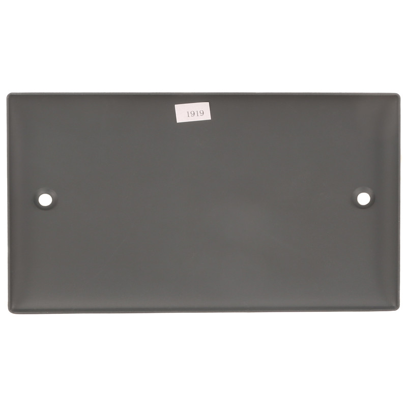Power Pro Anthracite Blank Plate