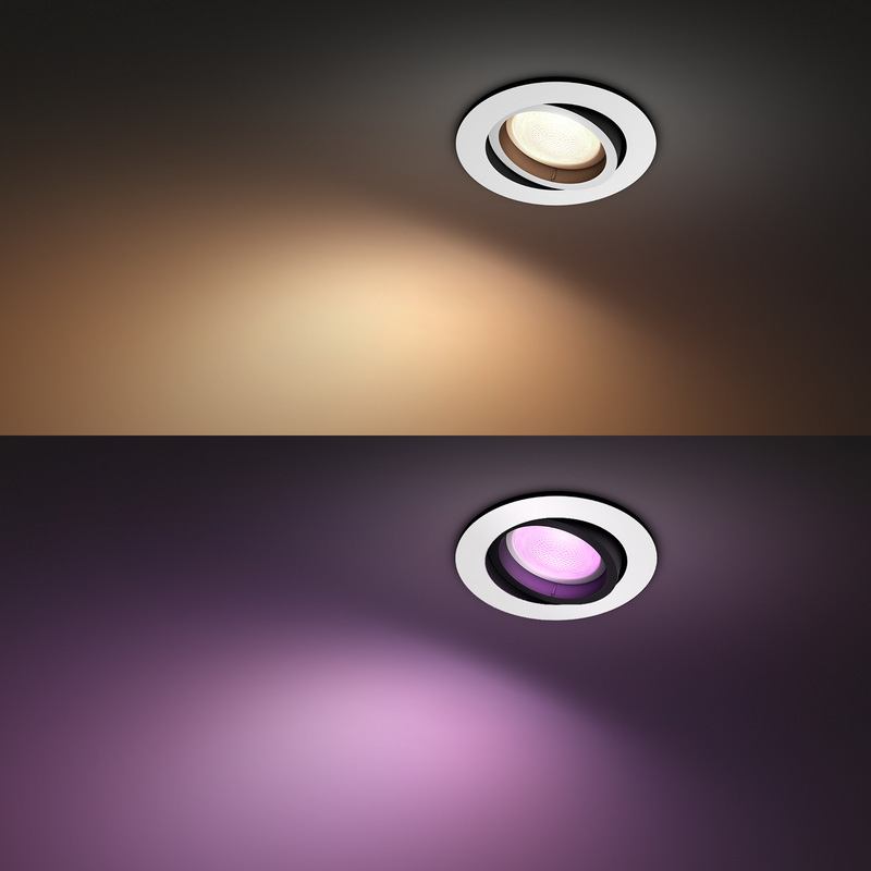 Hue recessed deals lights color