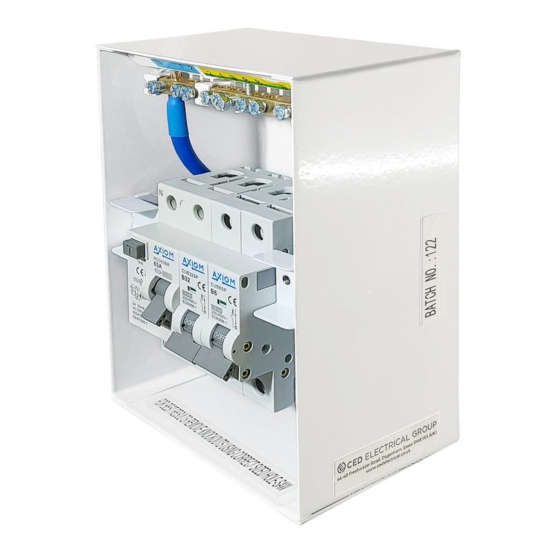 Axiom Garage Consumer Unit Type A 2 Way | Toolstation