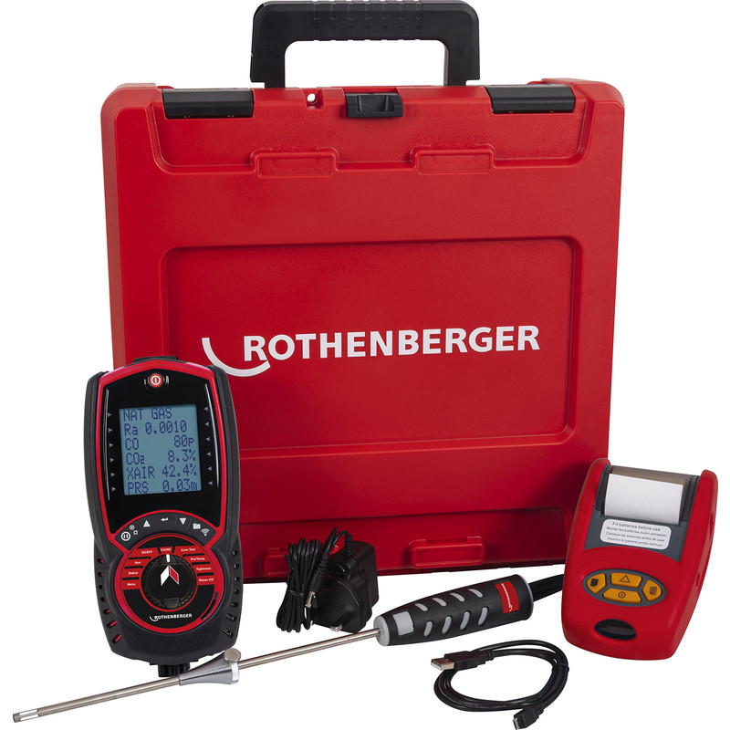 Rothenberger Ro 458s Flue Gas Analyser Irp 2 Printer Toolstation 5727