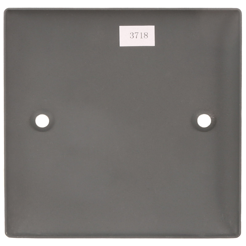 Power Pro Anthracite Blank Plate