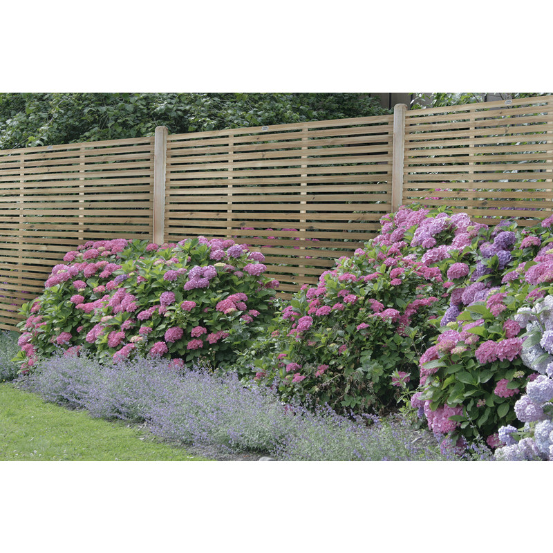 Forest Garden Slatted Fence Panel