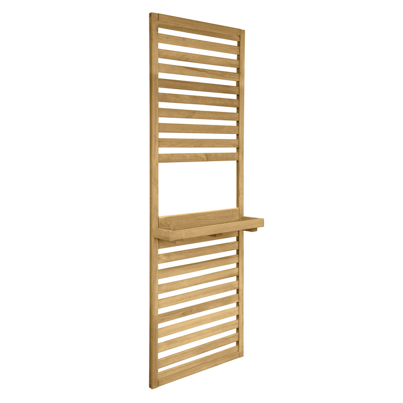 Forest Garden Slatted Wall Planter 1 Shelf 180cm(h) x 60cm(w) x 18cm(d