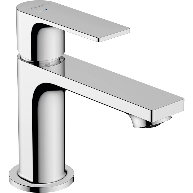 Hansgrohe Rebris E Coolstart 80 Basin Mixer Tap In Chrome Brass