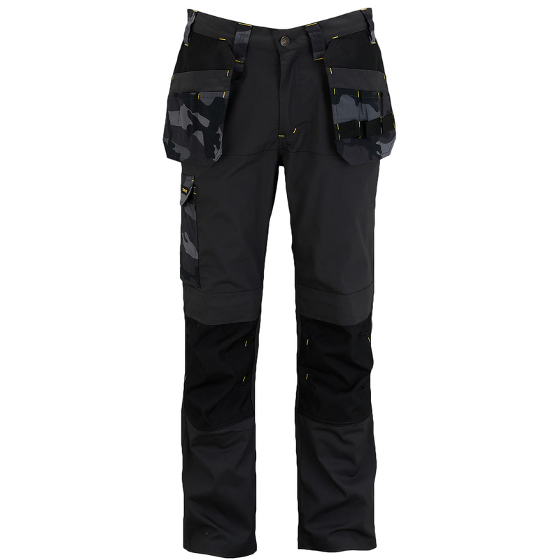 Stanley Dixon Stretch Holster Pocket Trousers Camouflage In Grey, Size 32"R