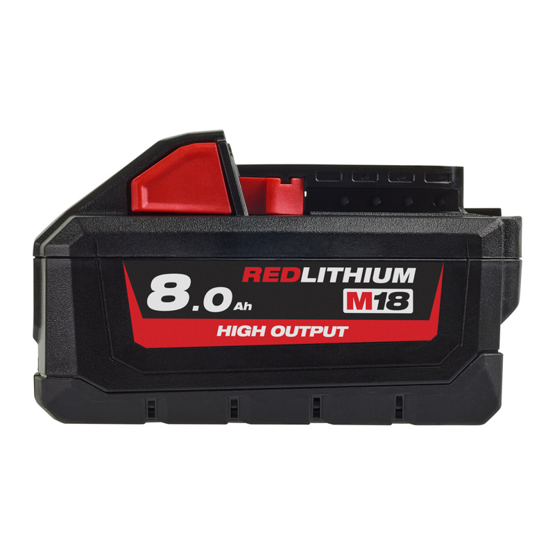 Milwaukee M18HB8 8.0Ah HIGH OUTPUT Battery 1 x 8.0Ah | Toolstation