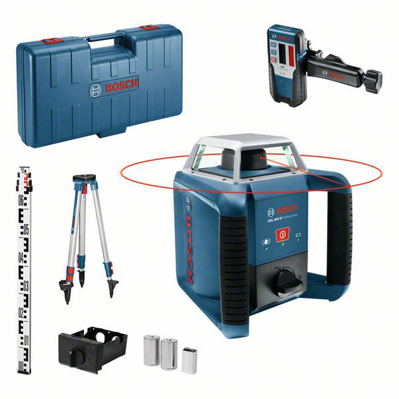 Bosch Professional GRL400 Rotary Laser Set