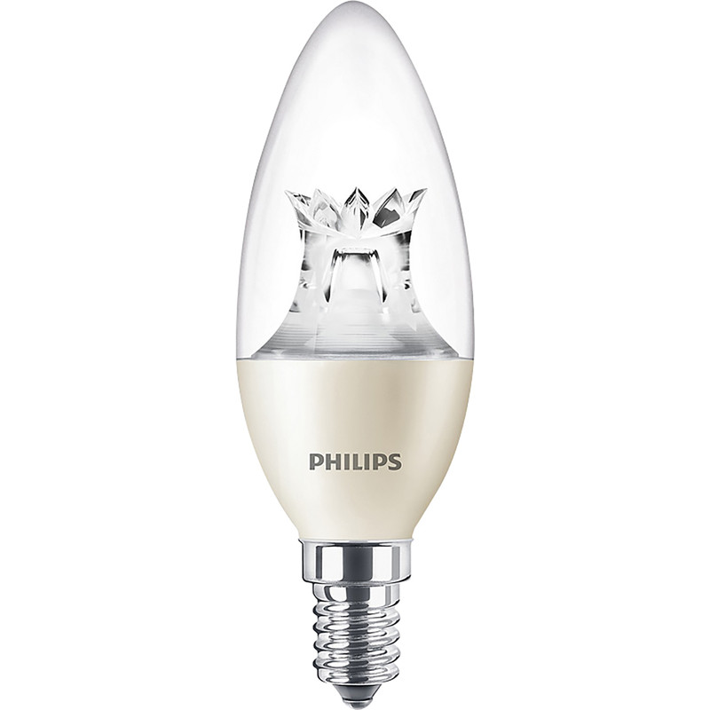 Philips LED Warm Glow Dimmable Candle Lamp