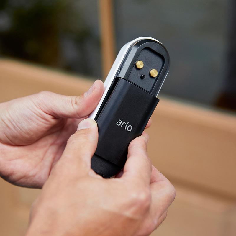 Arlo Essential Smart Wireless Video Doorbell with Siren White Toolstation