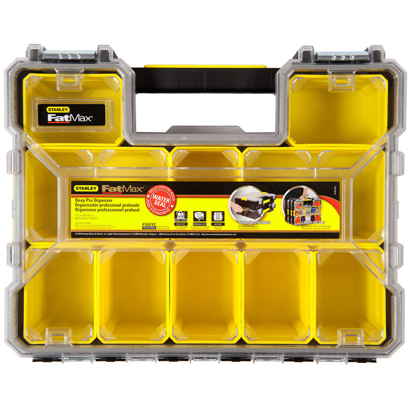 Stanley Tools Metal Screw Bit Set Storage Organiser Tray Box Boxes Screw Case UK 