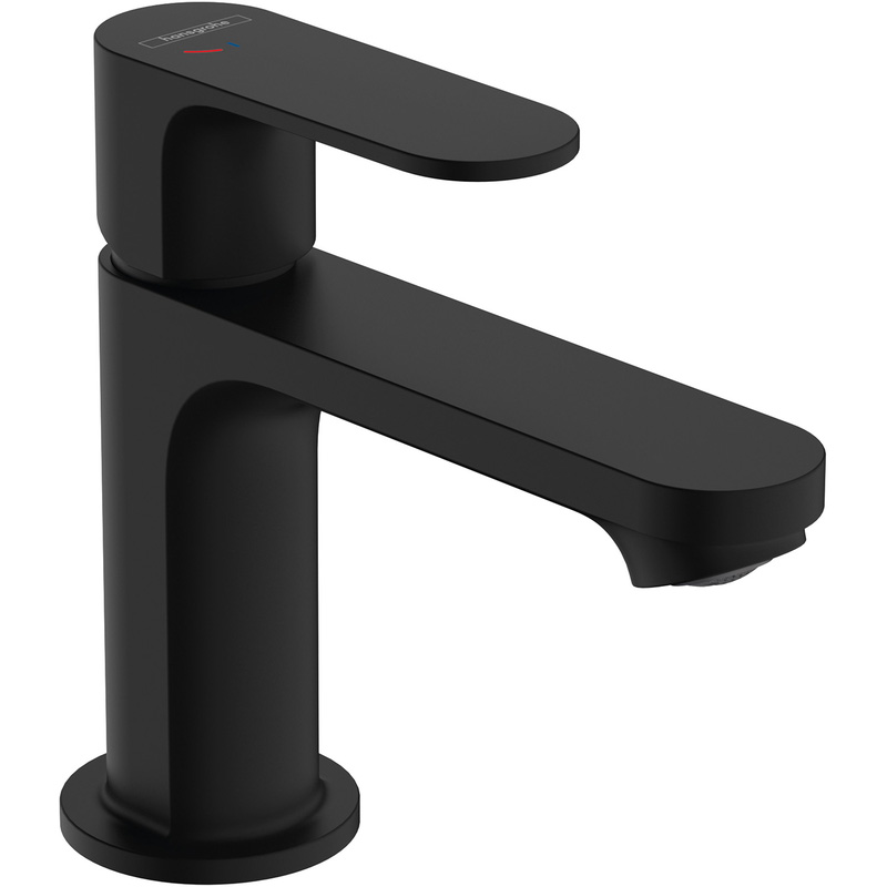 Hansgrohe Rebris S Coolstart 80 Basin Mixer Tap Matt In Brass Black