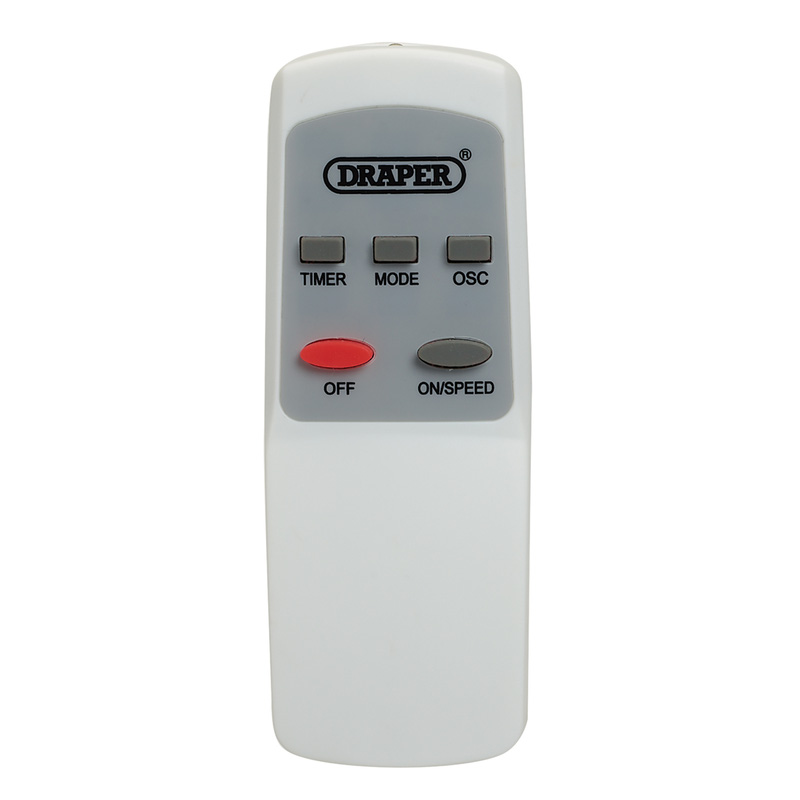 Draper Oscillating Wall Mounted Fan with Remote Control 16"/400mm 3