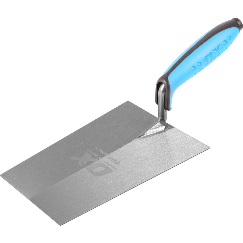 Ox Pro Bucket Trowel 180mm Carbon Steel