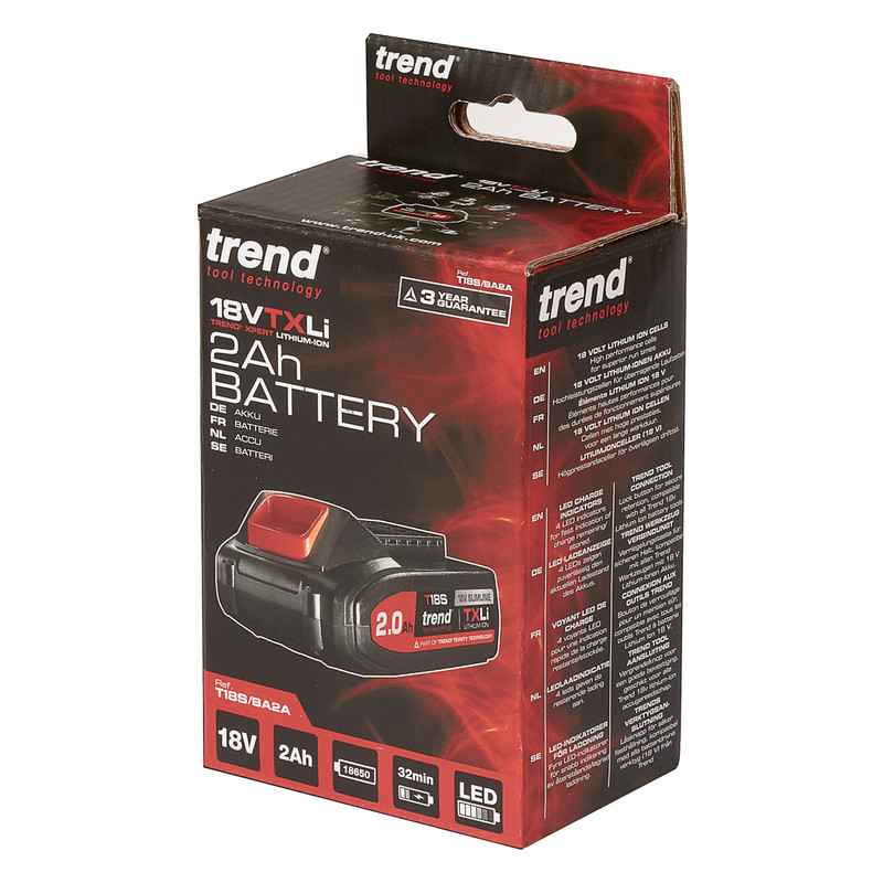 Trend T18S 18V Li-Ion Battery