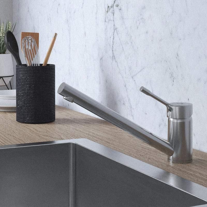 Ideal Standard Ceralook Mono Mixer Kitchen Tap Chrome Toolstation