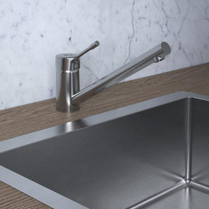 Ideal Standard Ceralook Mono Mixer Kitchen Tap Chrome Toolstation