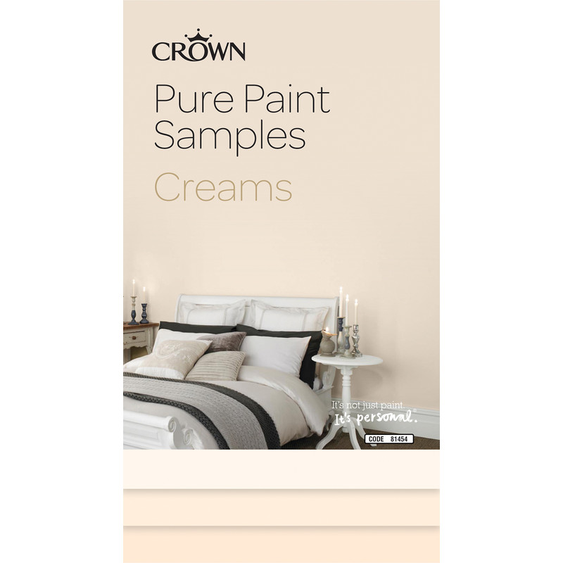 Crown Breatheasy Pure Paint Samples Creams Toolstation