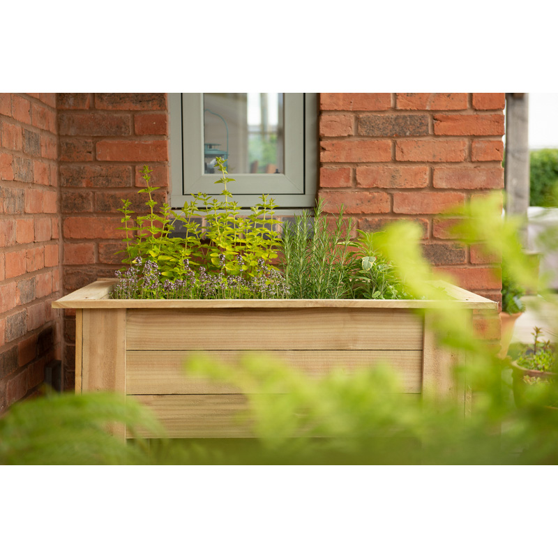 Forest Garden Large Kitchen Garden Planter 70 x 100 x 70cm Toolstation