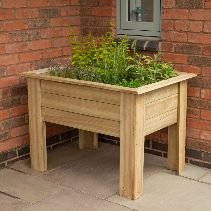 Forest Garden Large Kitchen Garden Planter 70 x 100 x 70cm | Toolstation