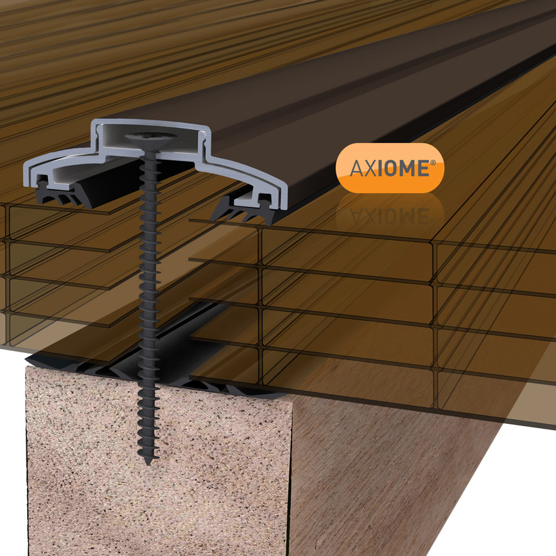 Axiome 25mm Polycarbonate Bronze Fivewall Sheet 690 x 3000mm Toolstation