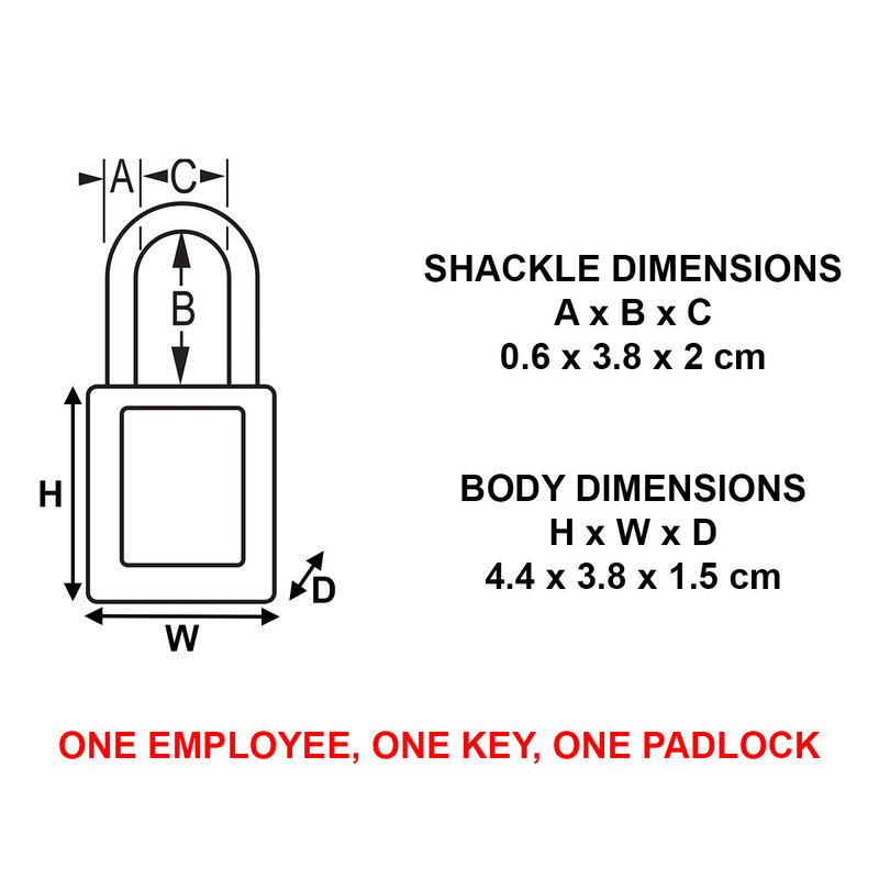 Master Lock Safety Lock-off Padlock