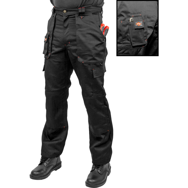 Lee Cooper Heavy Duty Multi Pocket Work Trousers 32