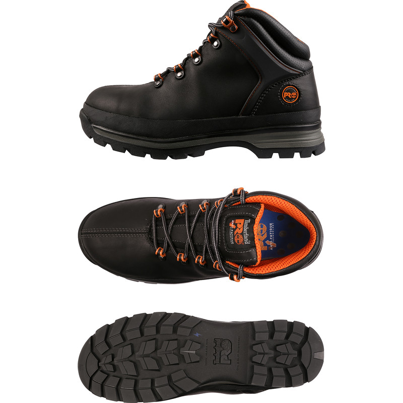 timberland splitrock pro black safety boots
