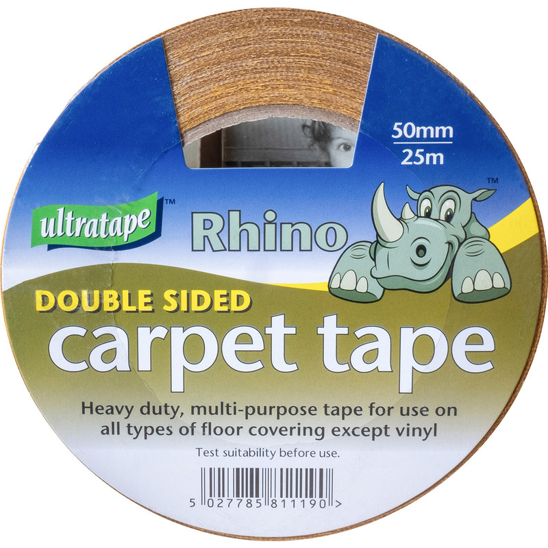 Ultratape Rhino Double Sided Multi-purpose Strong Carpet Tape Heavy Duty 6,12,24 