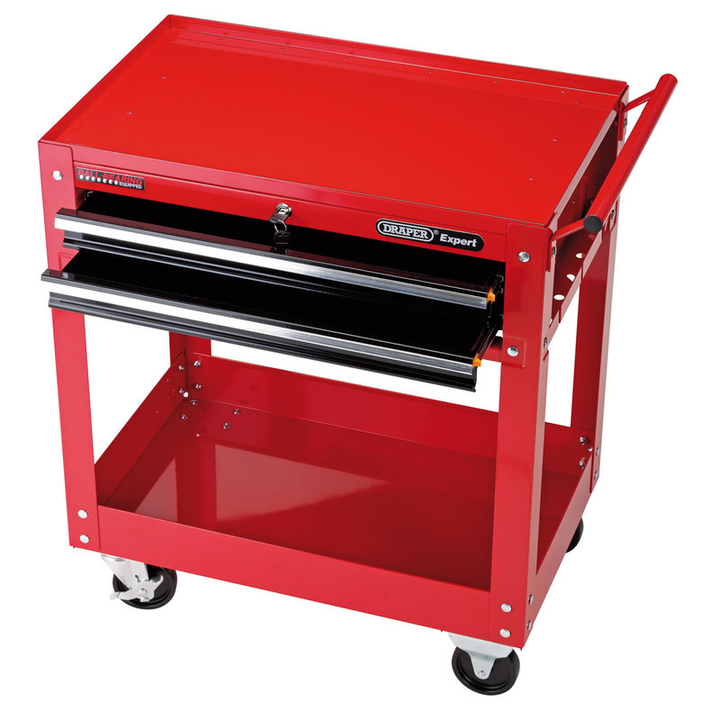 Draper Expert 2 Level Tool Trolley with Two Drawers